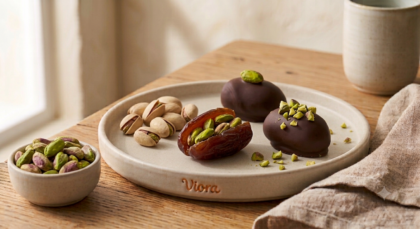 Pistachio Chocolate Dates