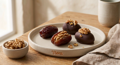 Walnut Chocolate Dates