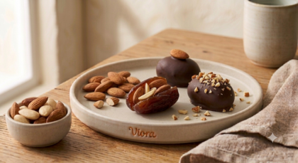 Almond Chocolate Dates